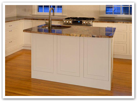 Contemporary, white island