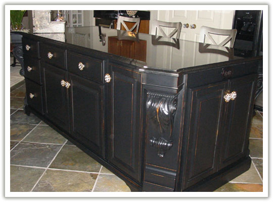 Black, maple island